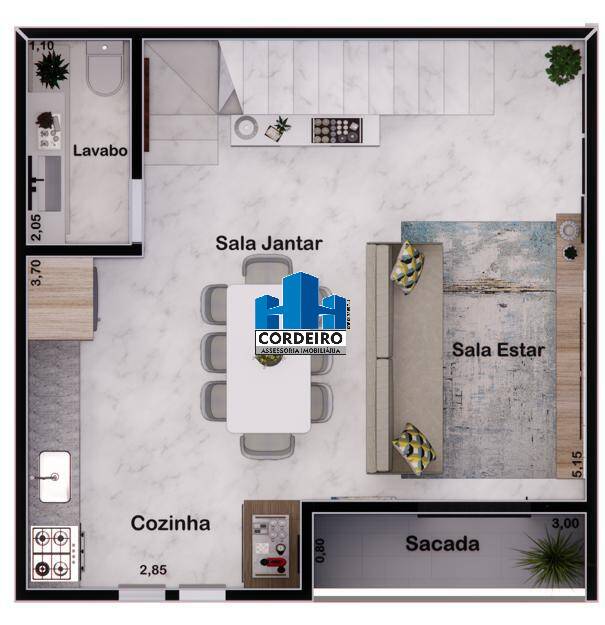 Sobrado à venda com 2 quartos, 135m² - Foto 1