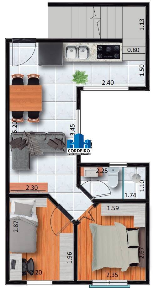 Apartamento à venda com 2 quartos, 3660003m² - Foto 11